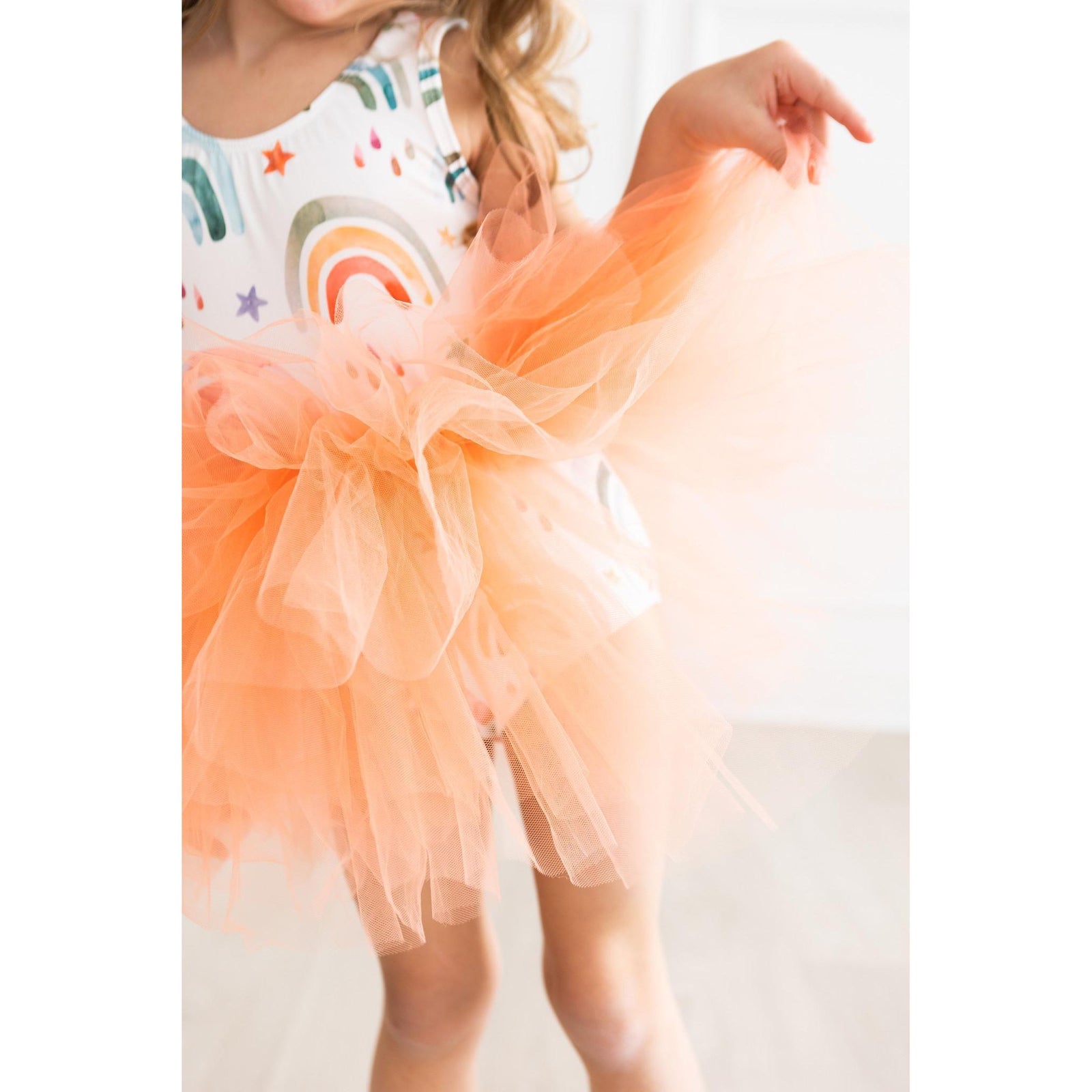 Tonal Rainbow Tank Tutu Leotard