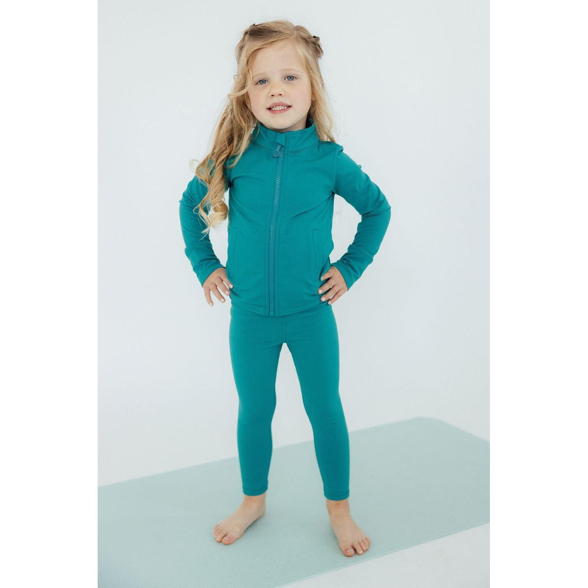 Turbo Teal Active Legging