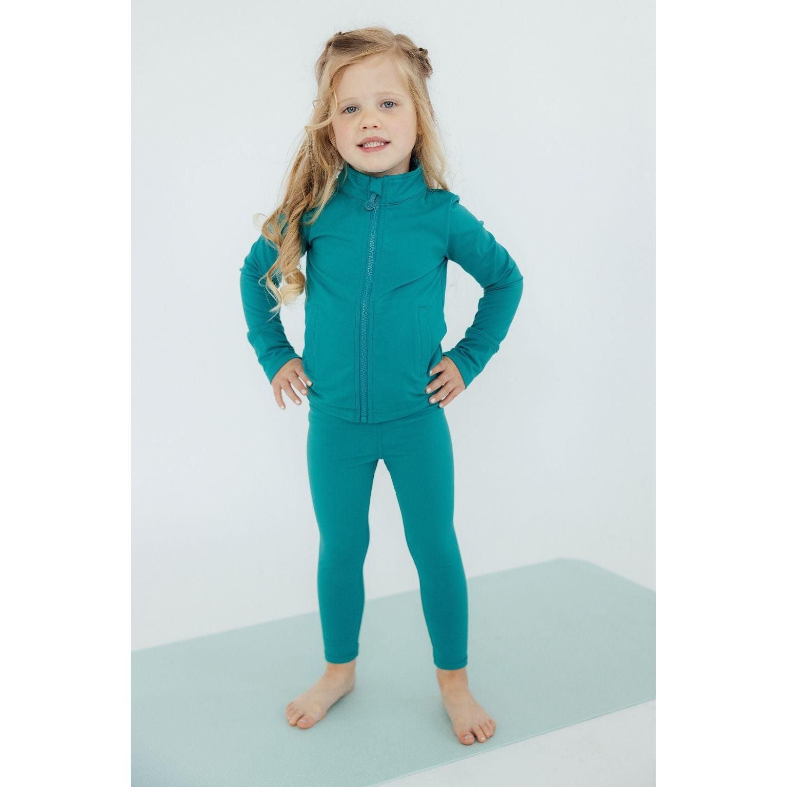 Turbo Teal Active Legging
