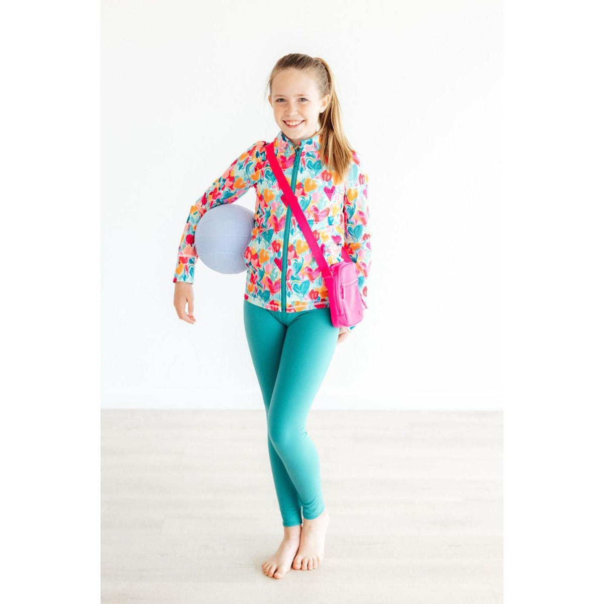 Turbo Teal Active Legging
