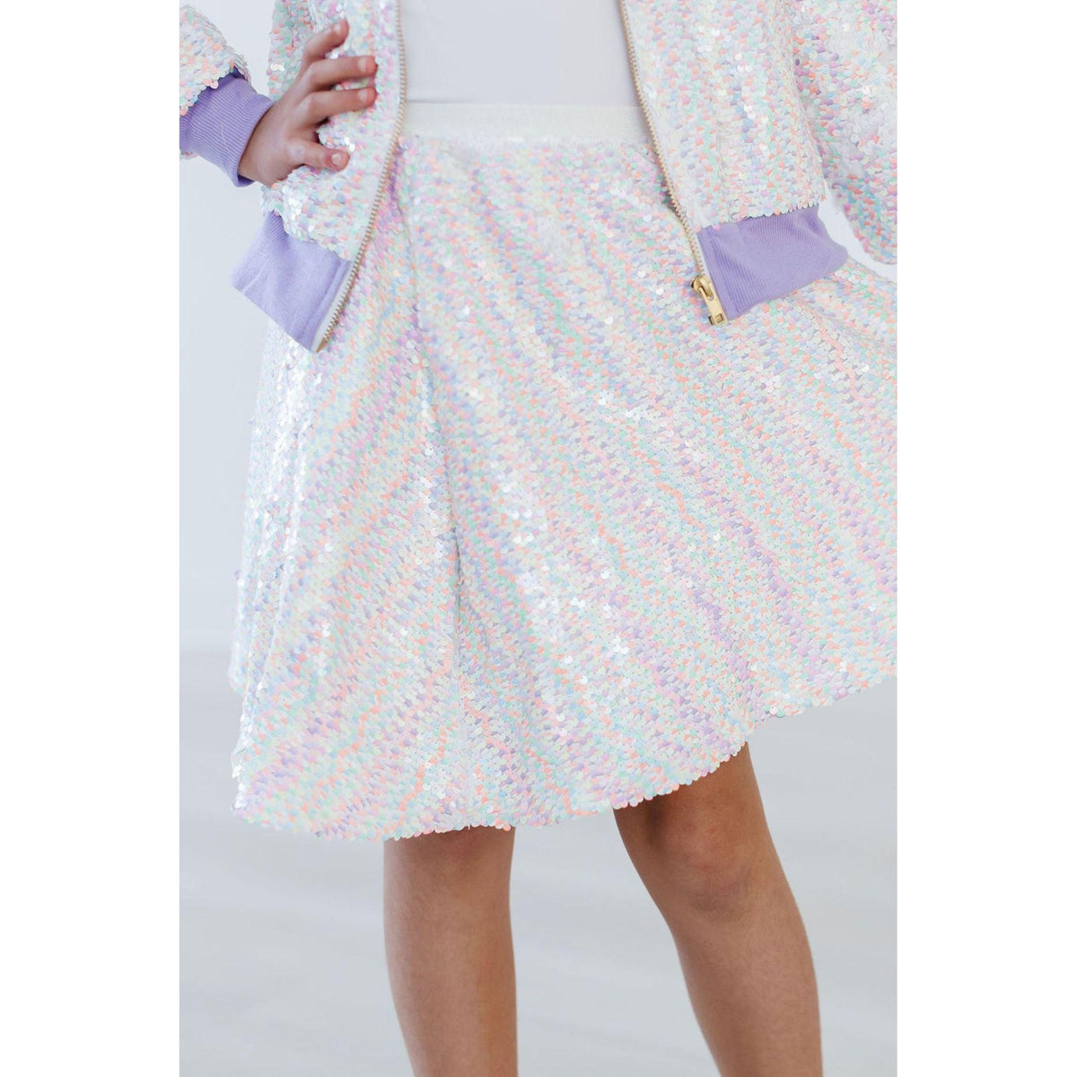Unicorn Flip Sequin Twirl Skort