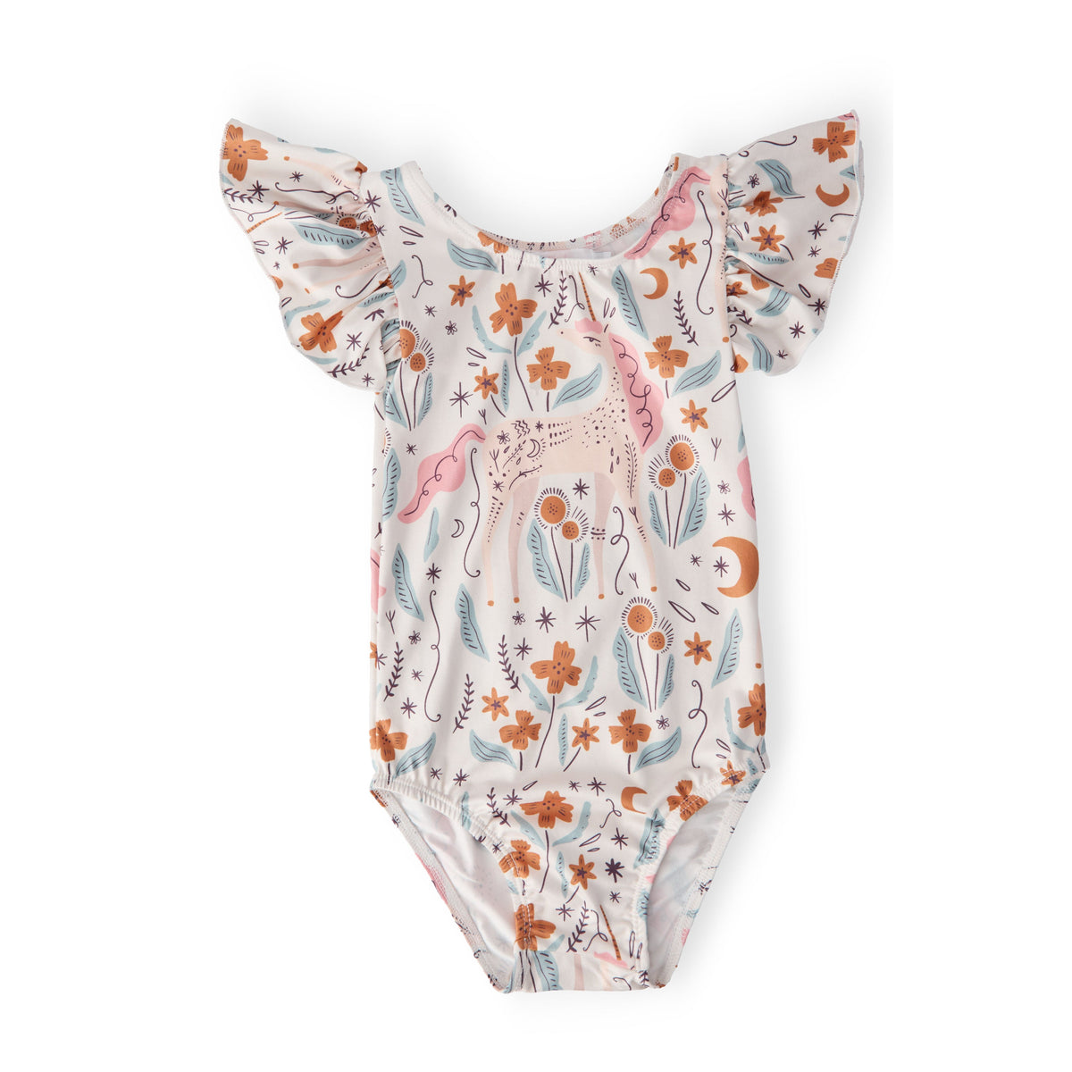 Unicorn Soiree S/S Flutter Sleeve Leotard