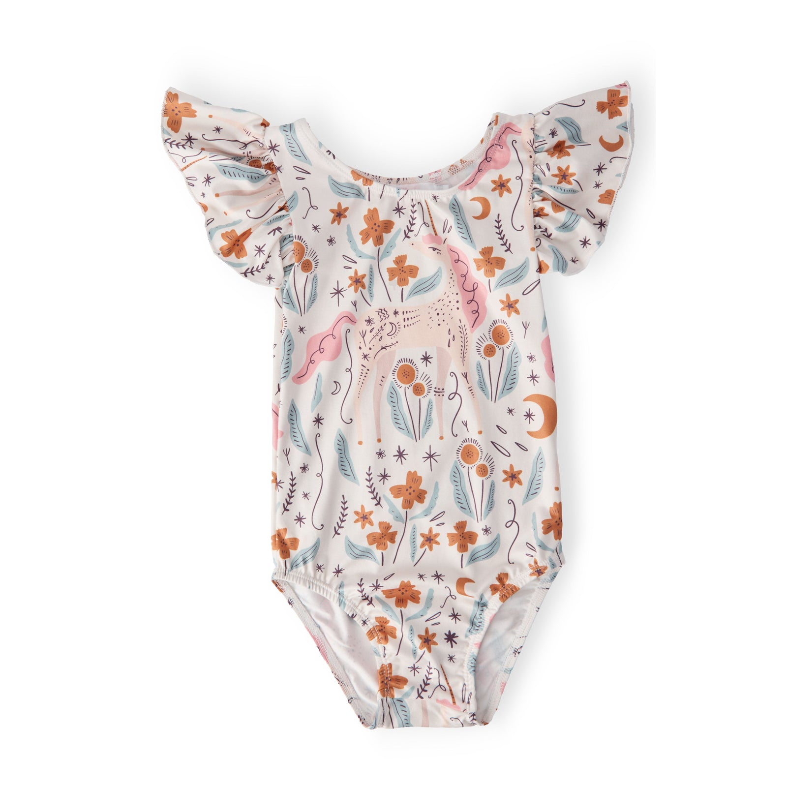 Unicorn Soiree S/S Flutter Sleeve Leotard