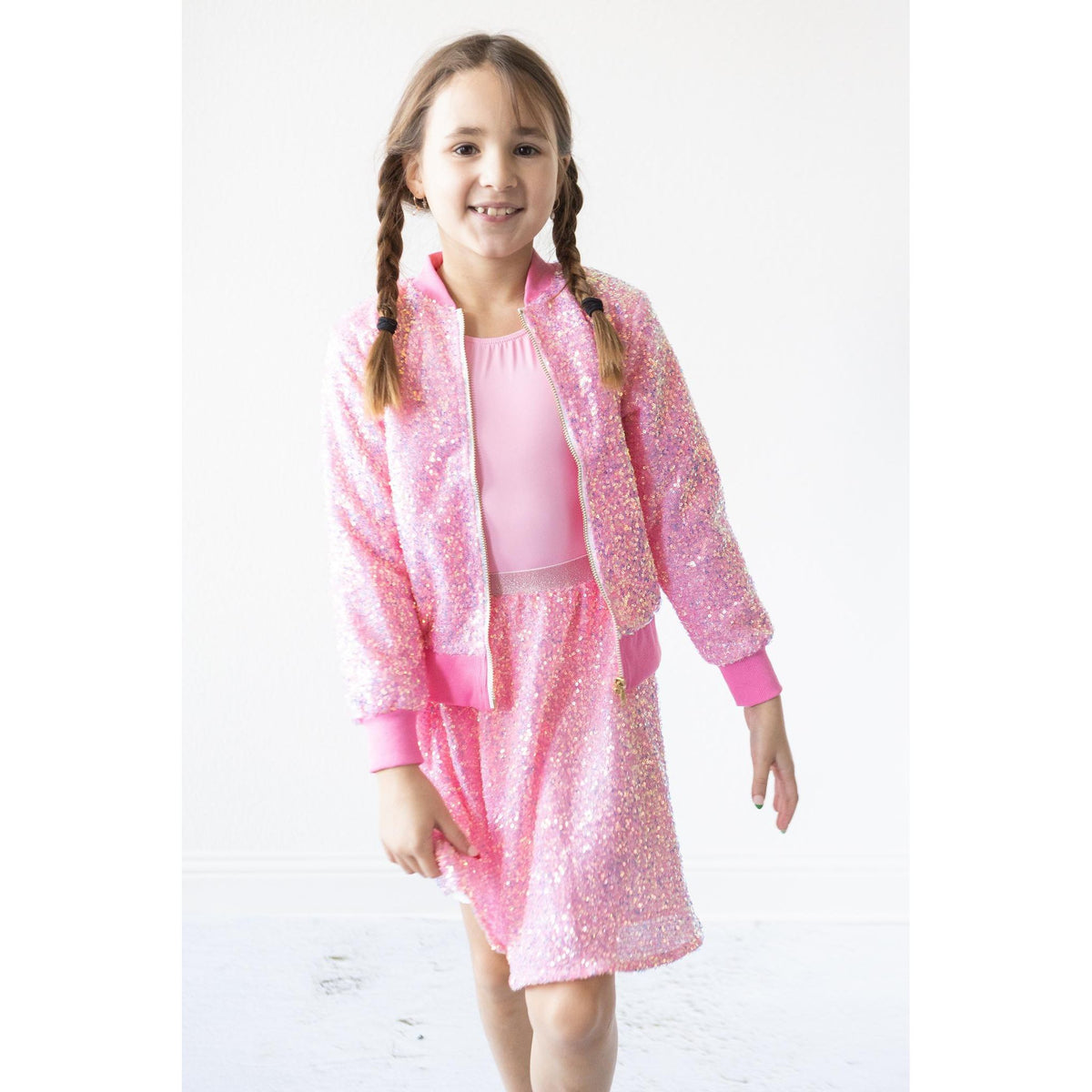 Bubblegum Pink Sequin Jacket