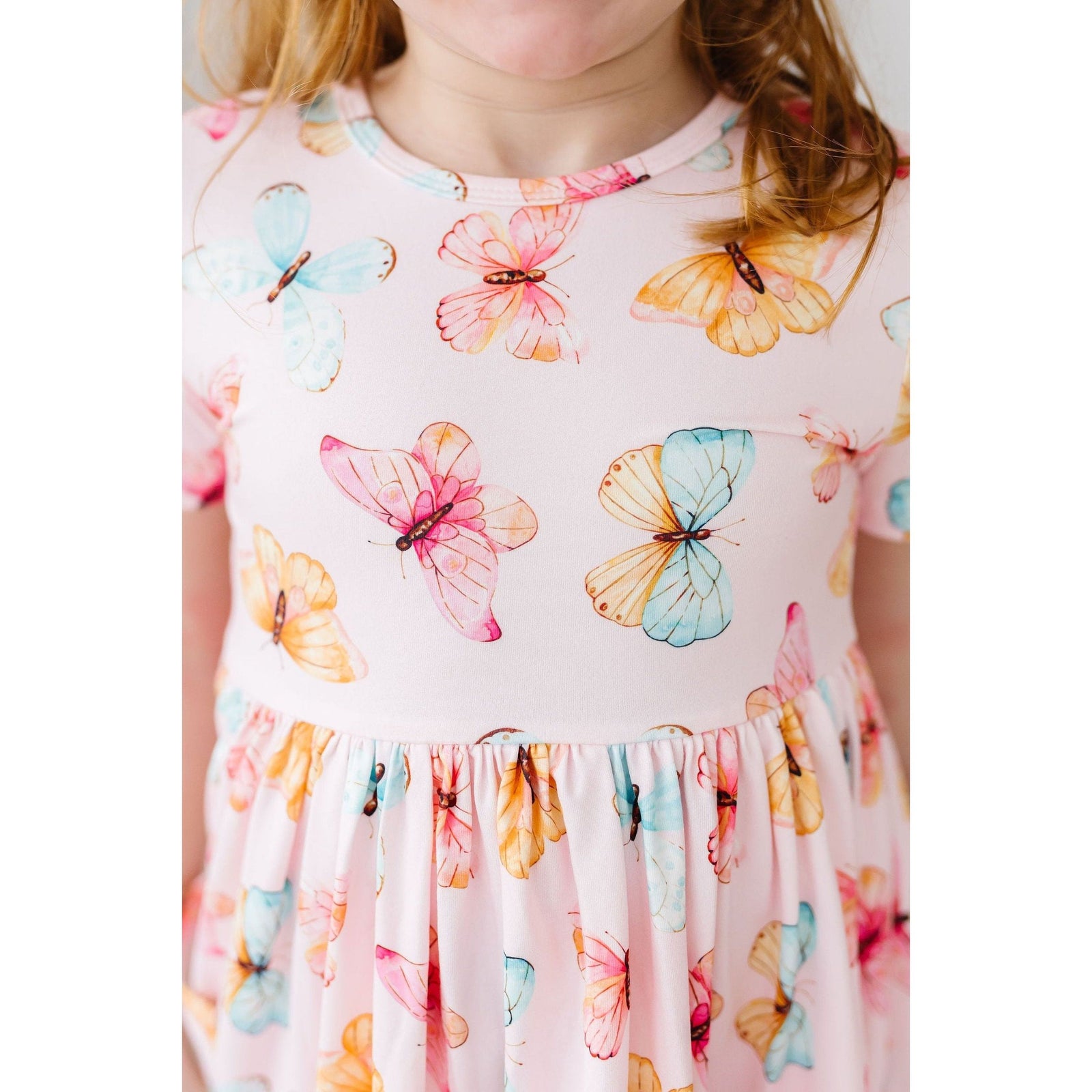 Butterfly Kisses S/S Pocket Twirl Dress