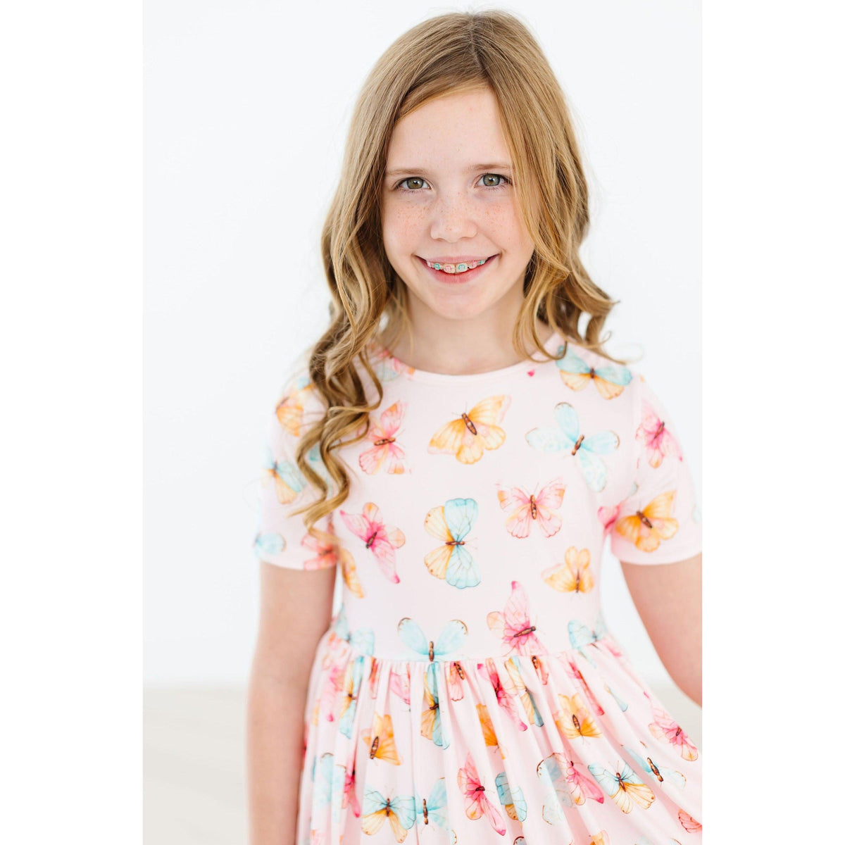 Butterfly Kisses S/S Pocket Twirl Dress