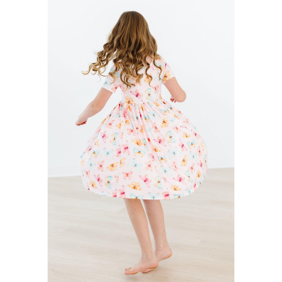 Butterfly Kisses S/S Pocket Twirl Dress