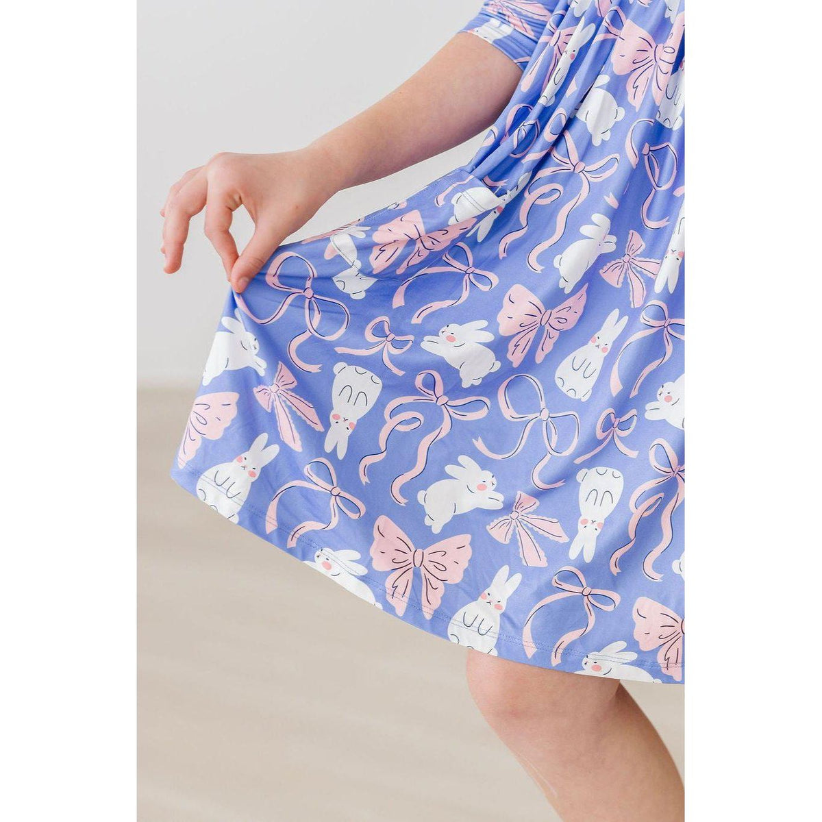 Hop, Skip & Twirl 3/4 Sleeve Pocket Twirl Dress