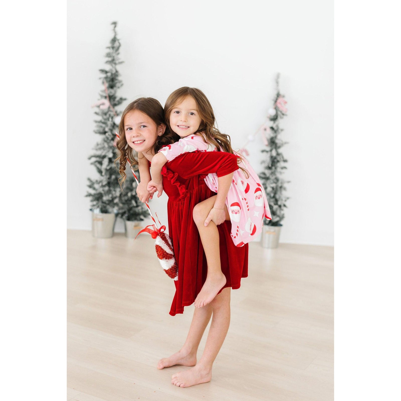Jingle Bells 3/4 Sleeve Pocket Twirl Dress