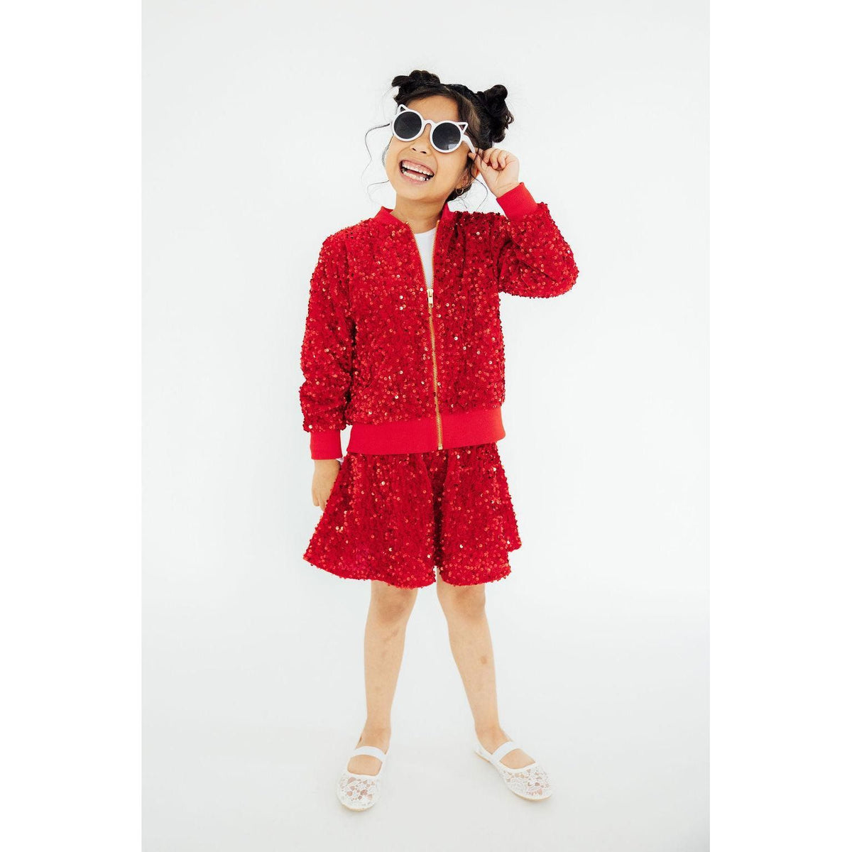 Red Velvet Sequin Jacket