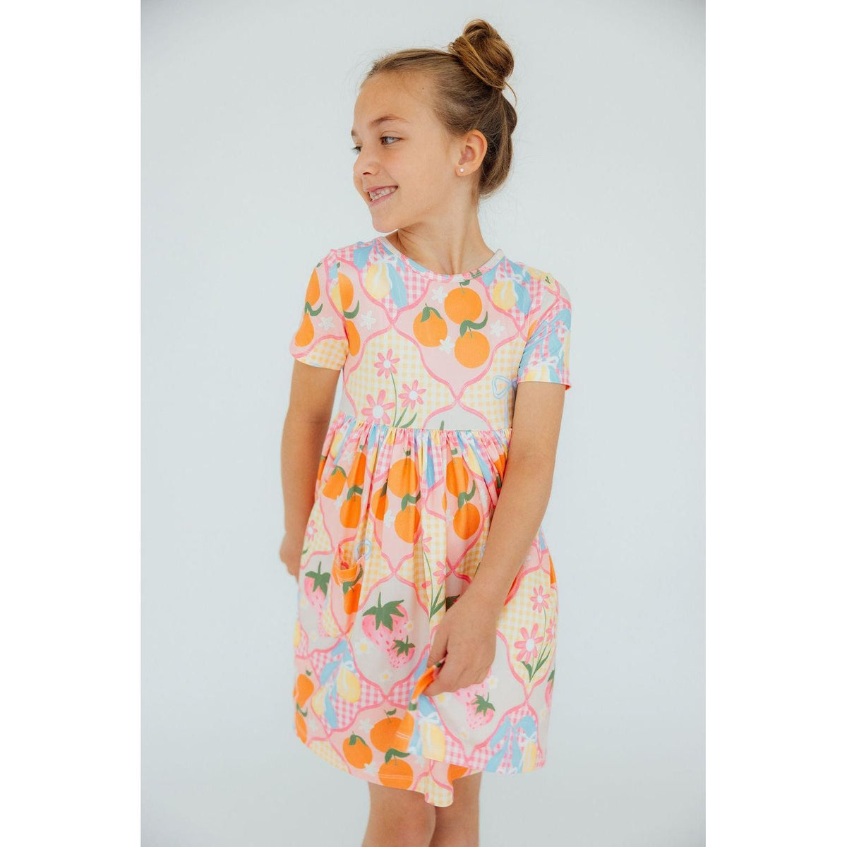 Summer Picnic S/S Pocket Twirl Dress