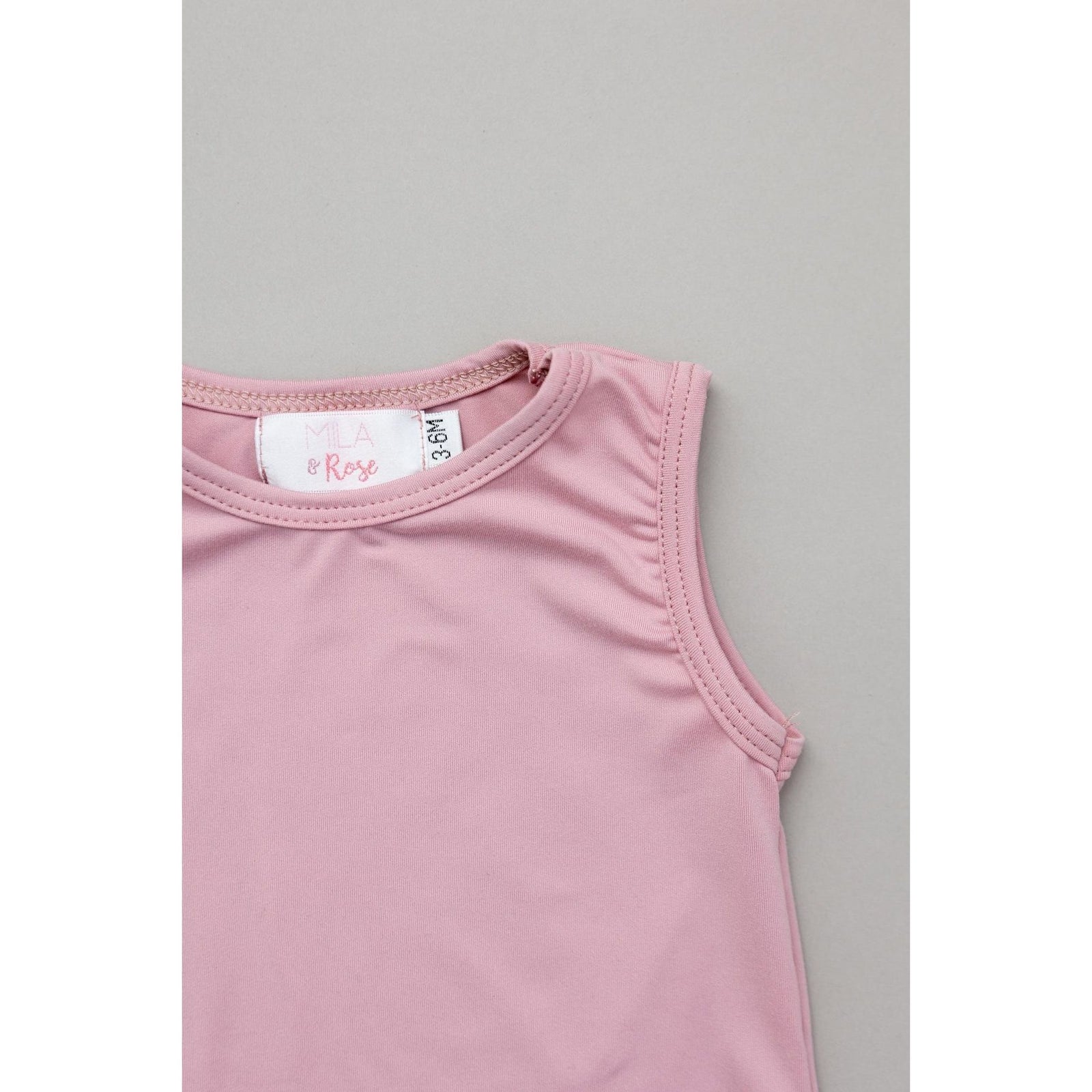 Vintage Pink Tank One-Piece Jogger