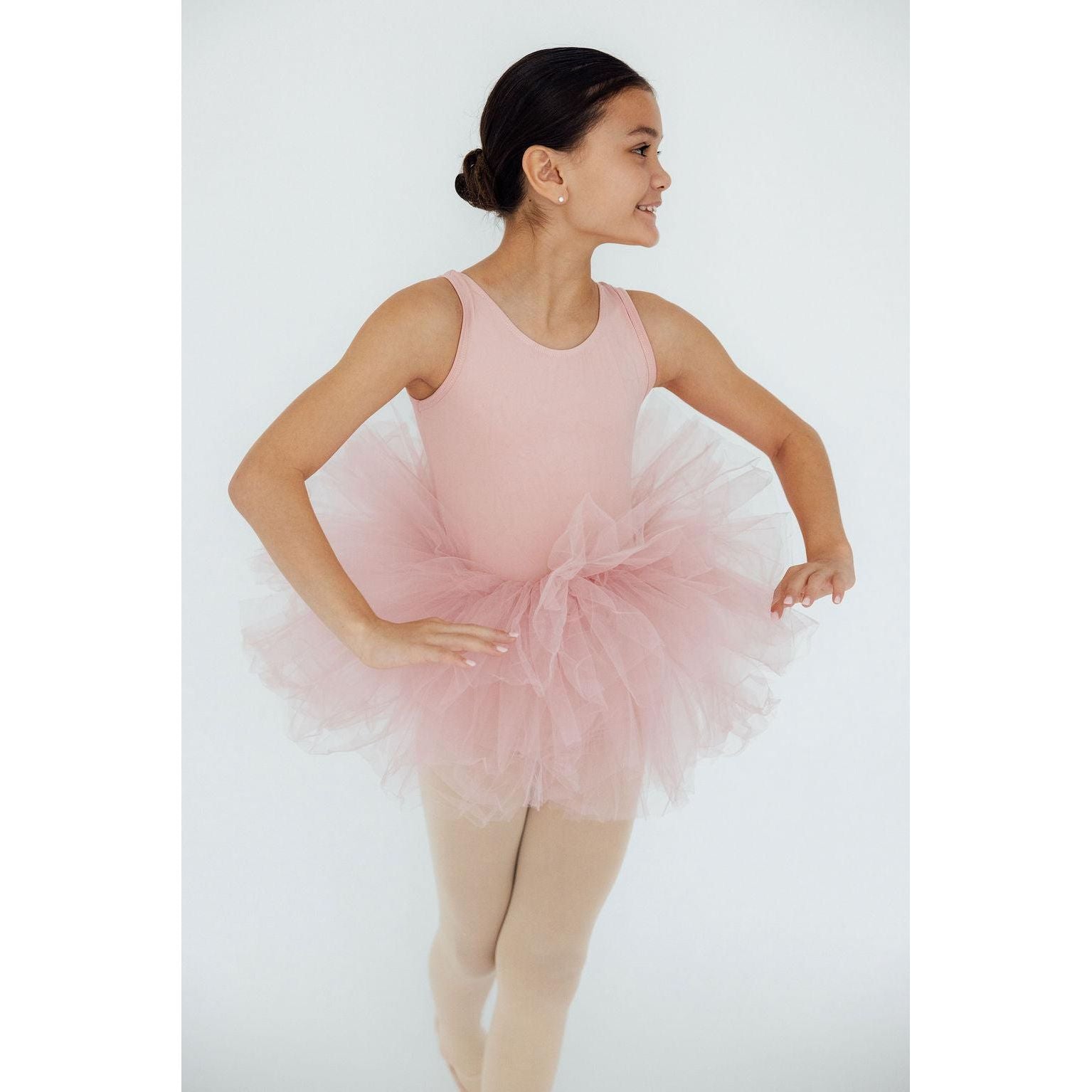 Vintage Pink Tank Tutu Leotard