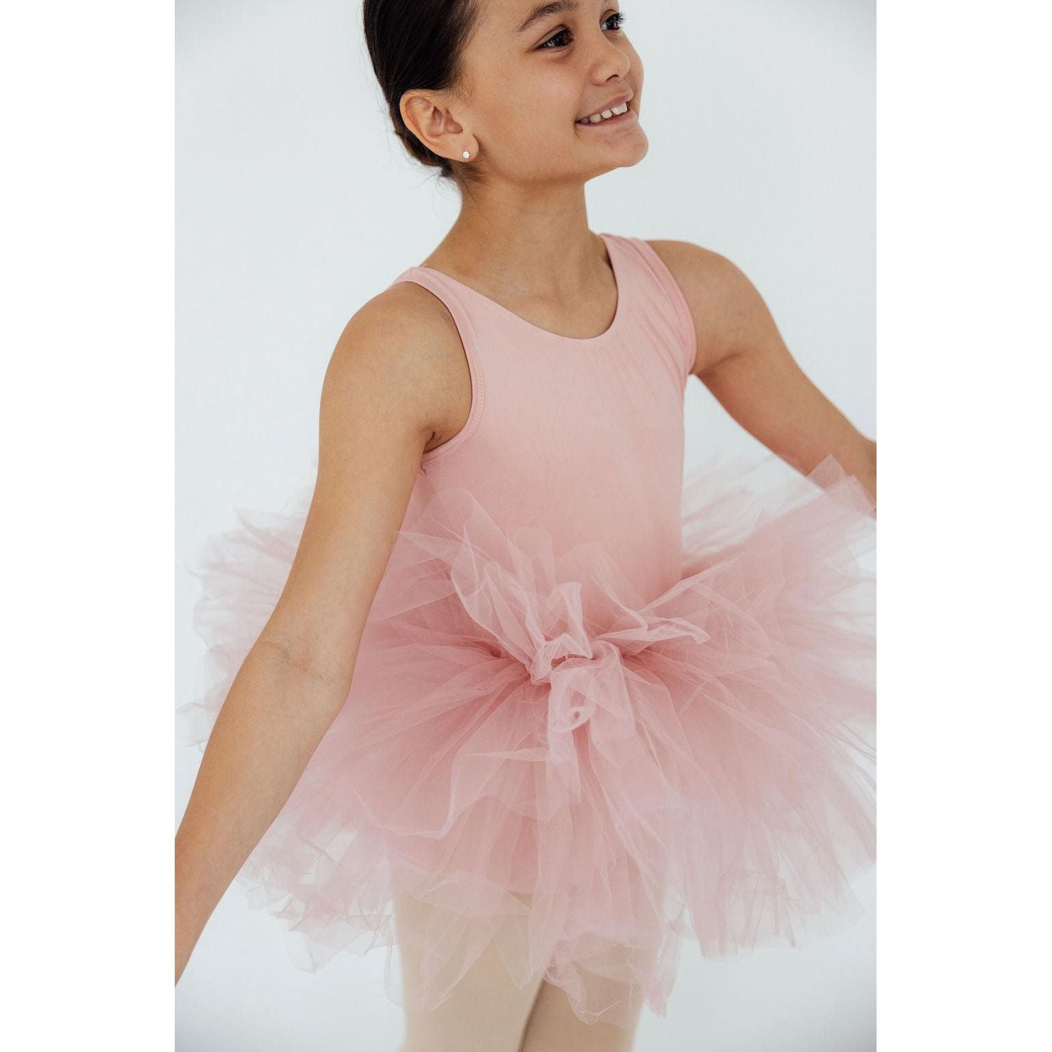 Vintage Pink Tank Tutu Leotard
