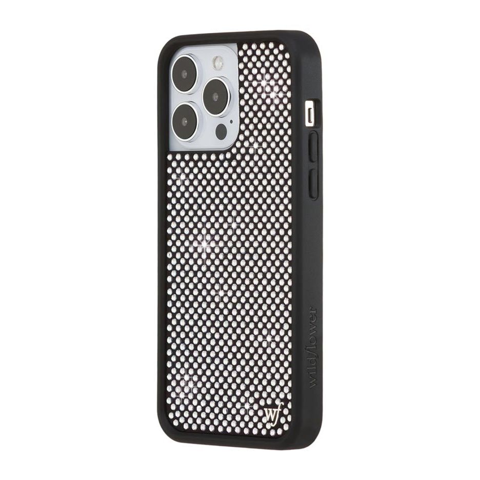Rhinestone iPhone Case | White