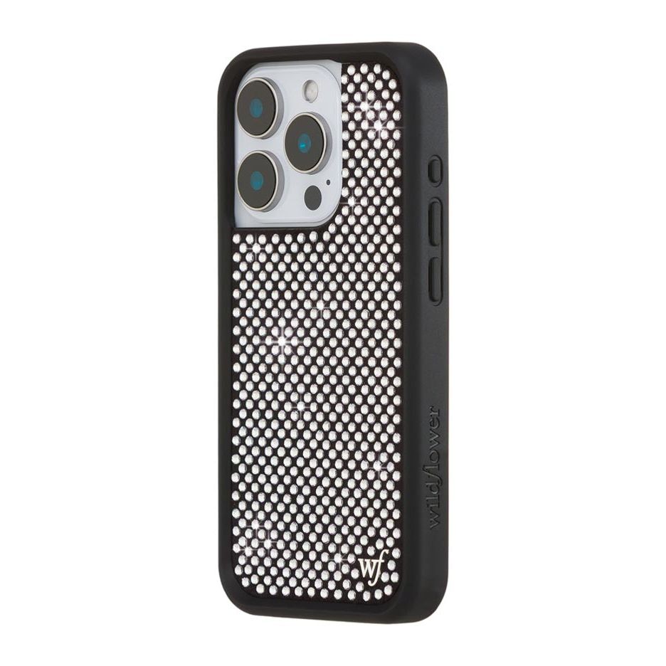 Rhinestone iPhone Case | White