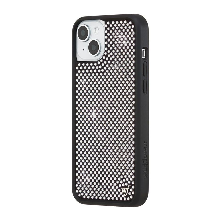 Rhinestone iPhone Case | White