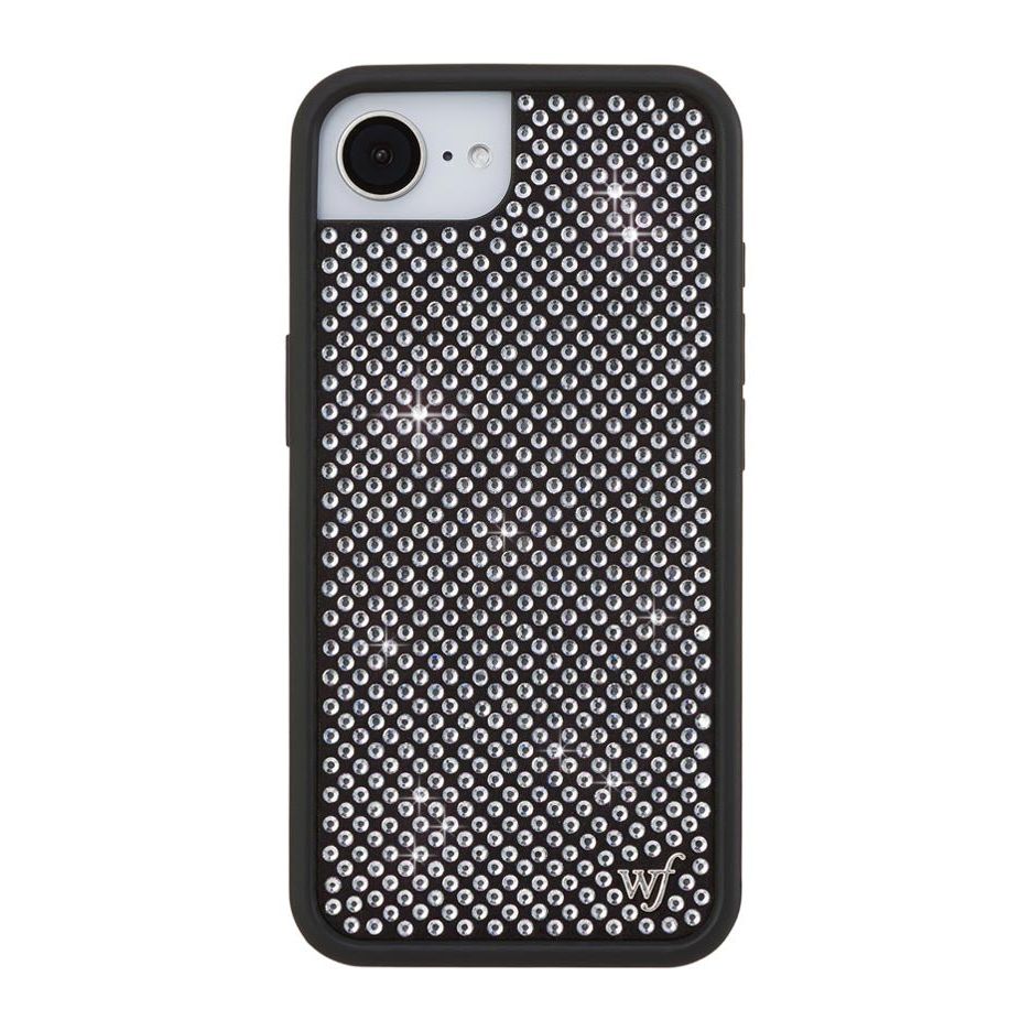 Rhinestone iPhone Case | White