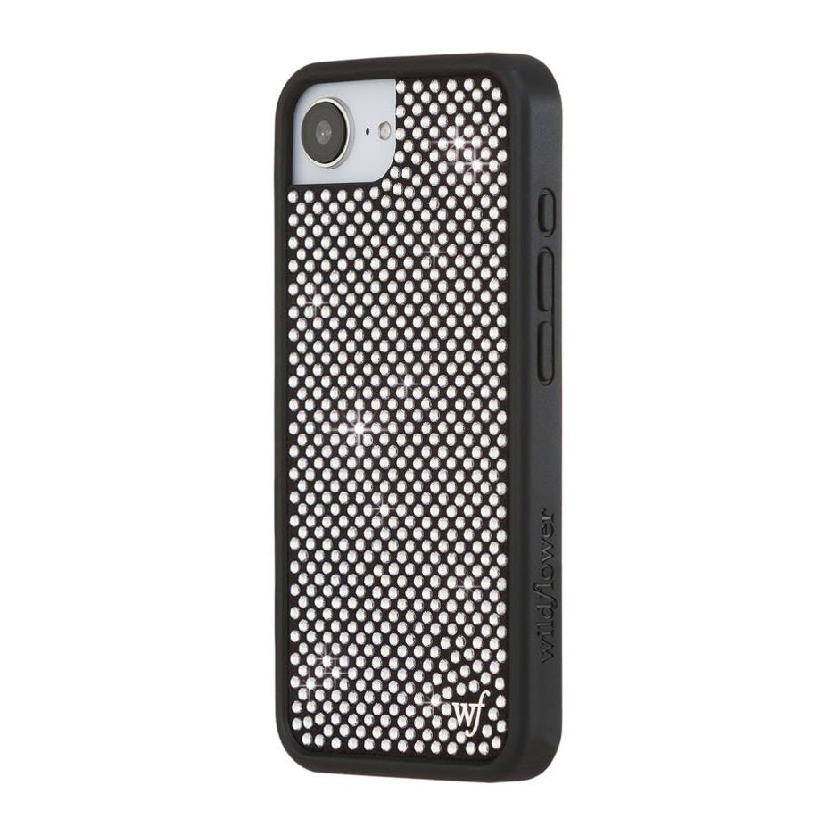 Rhinestone iPhone Case | White