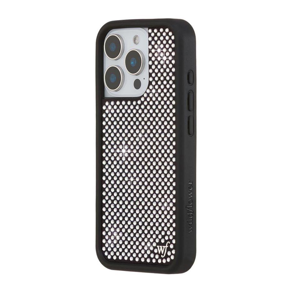 Rhinestone iPhone Case | White