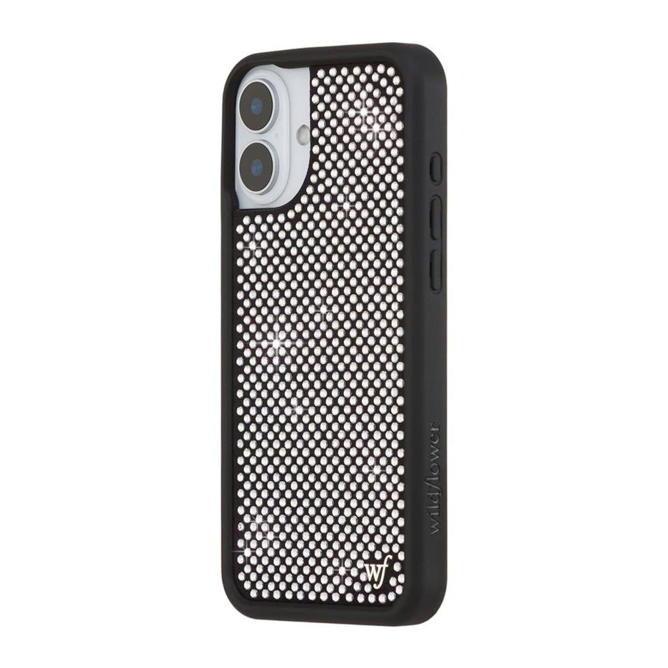 Rhinestone iPhone Case | White