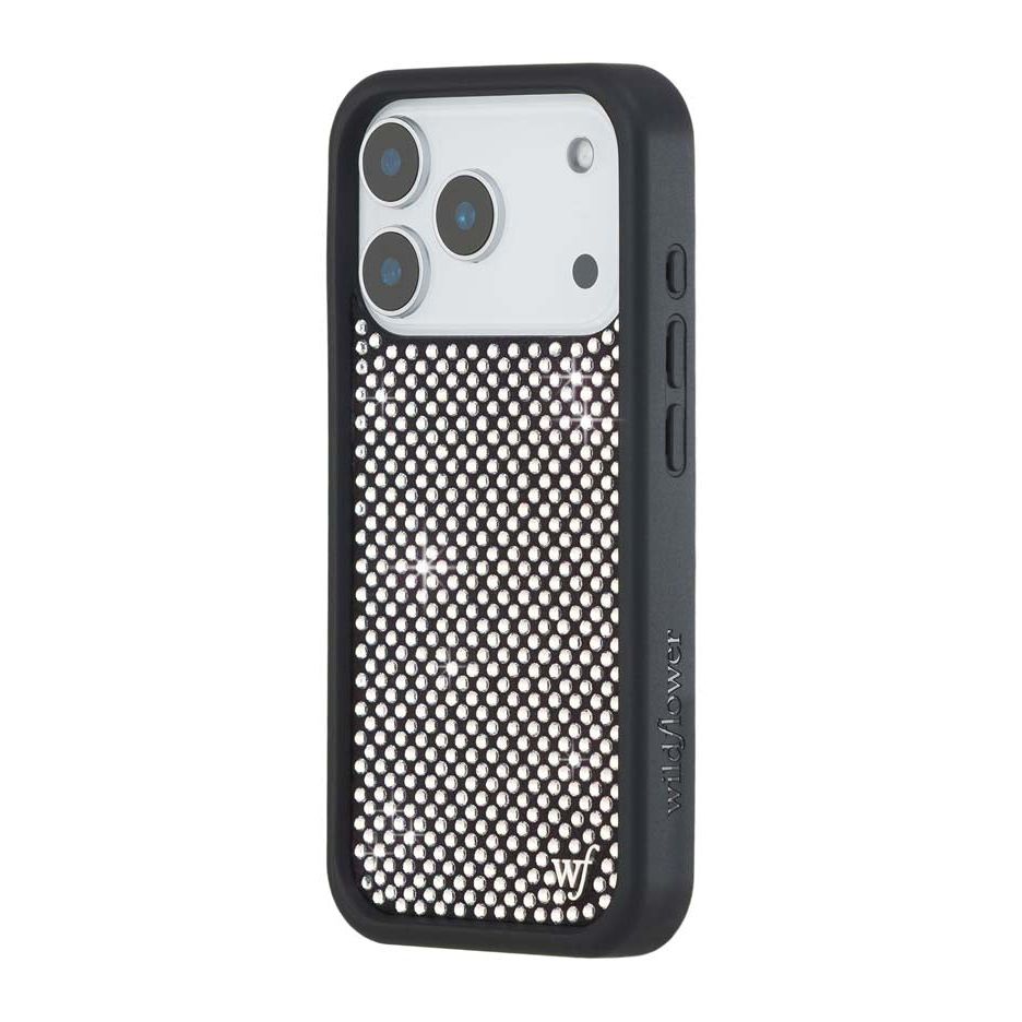 Rhinestone iPhone Case | White