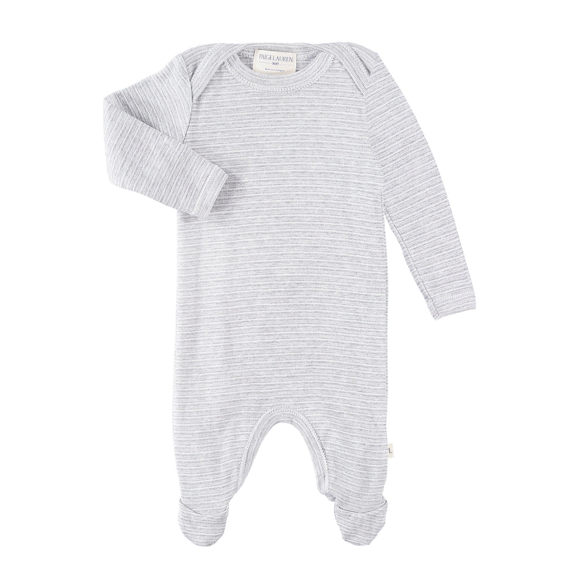 Rib Lap Tee Footie Pajama