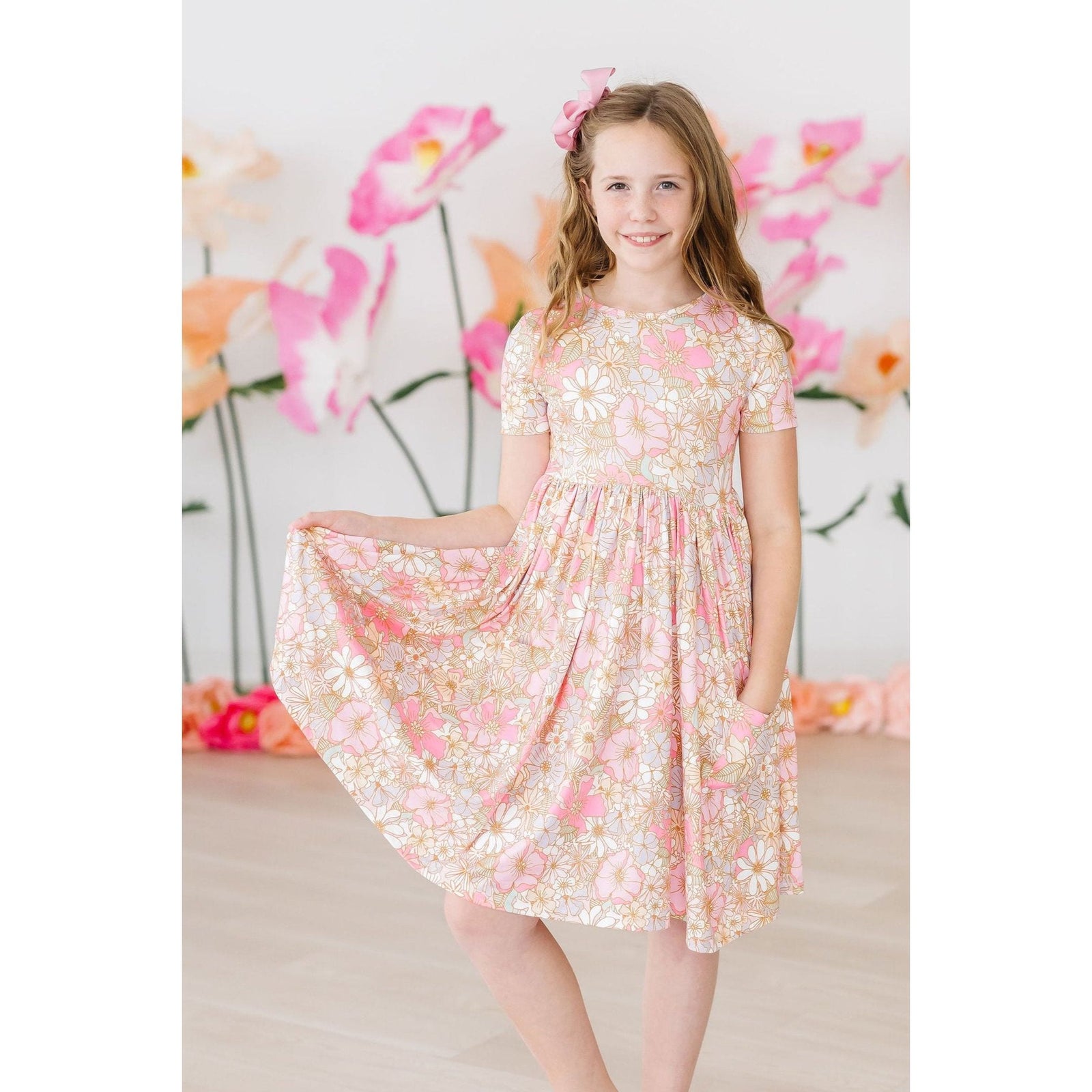 What's Up Buttercup S/S Pocket Twirl Dress