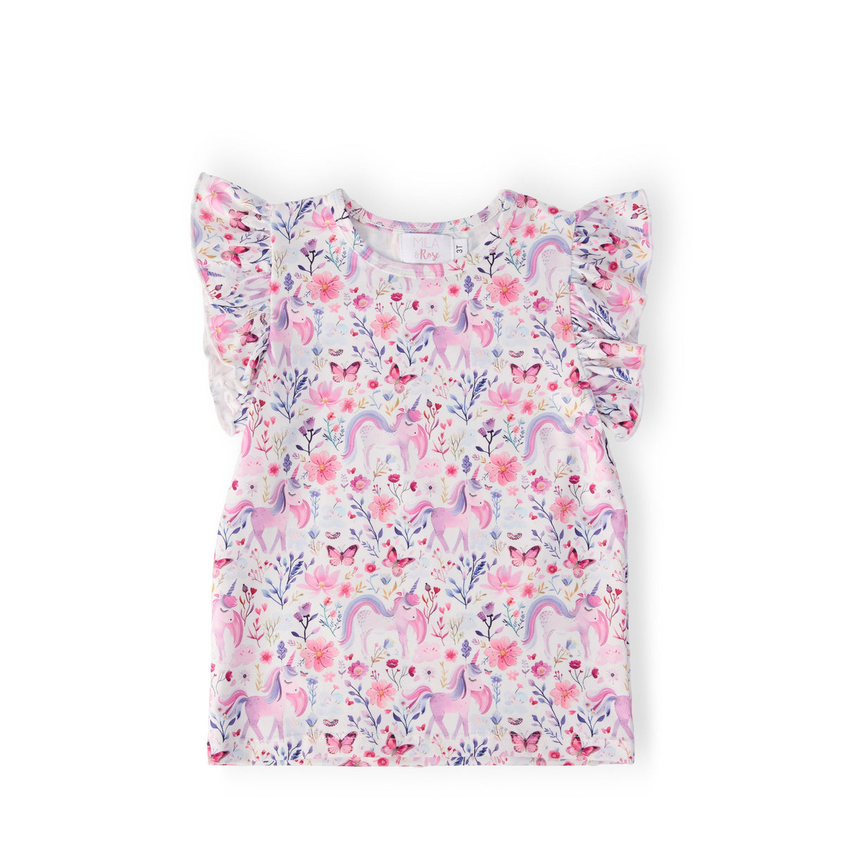 Whimsical Woods S/S Ruffle Tee