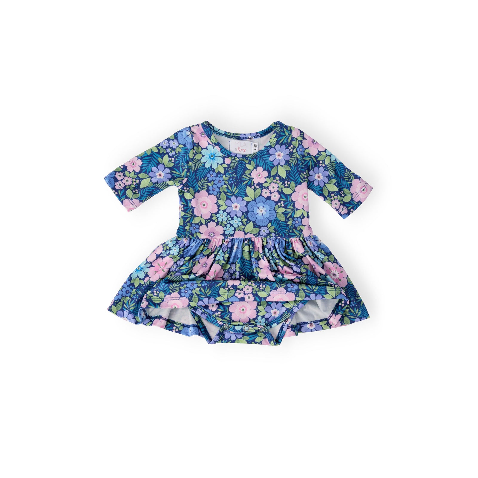 Whimsy 3/4 Sleeve Twirl Bodysuit