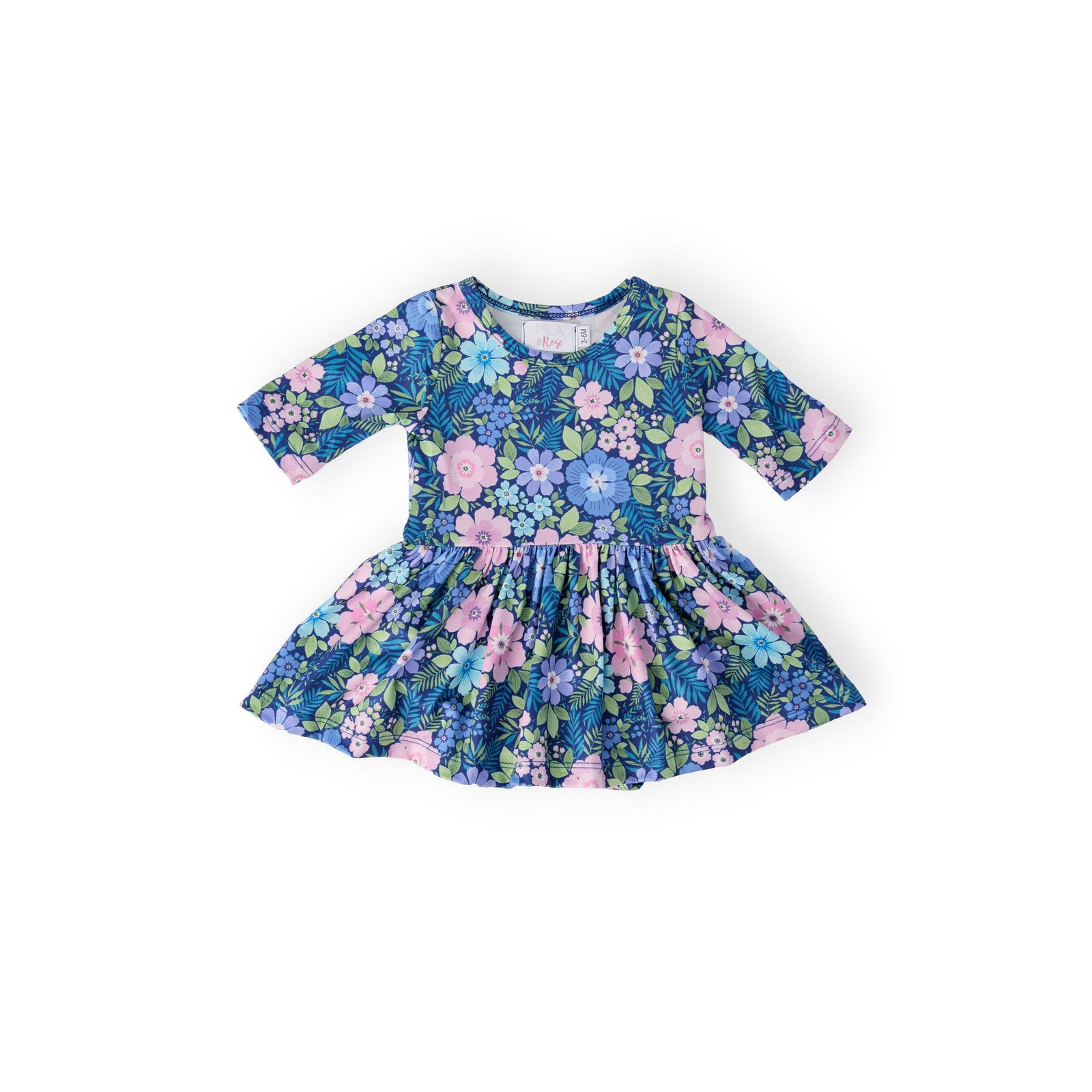 Whimsy 3/4 Sleeve Twirl Bodysuit