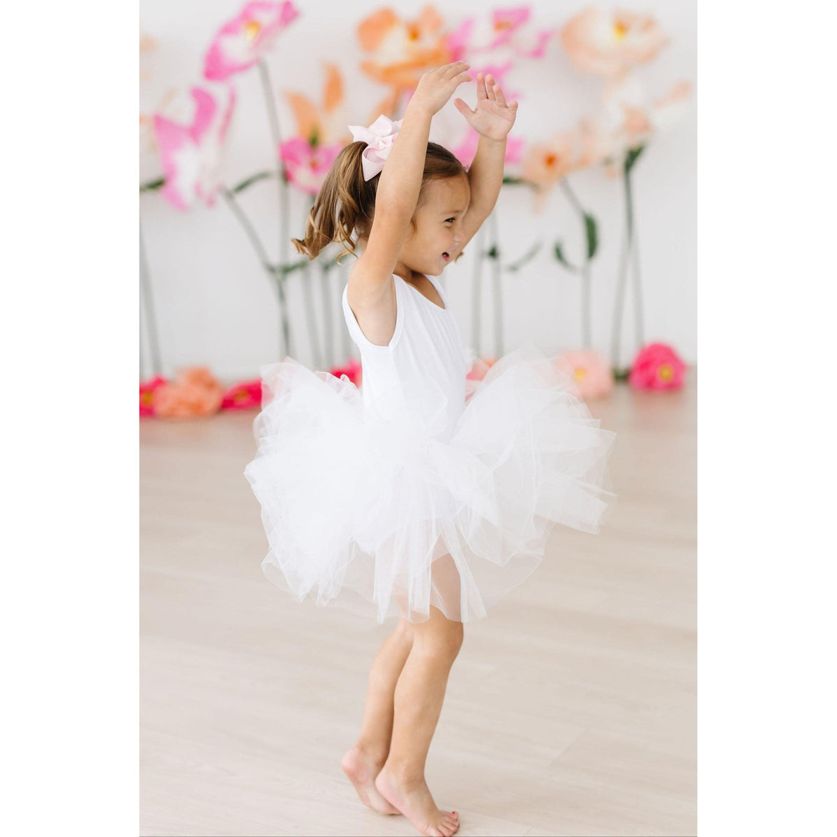 White Tank Tutu Leotard
