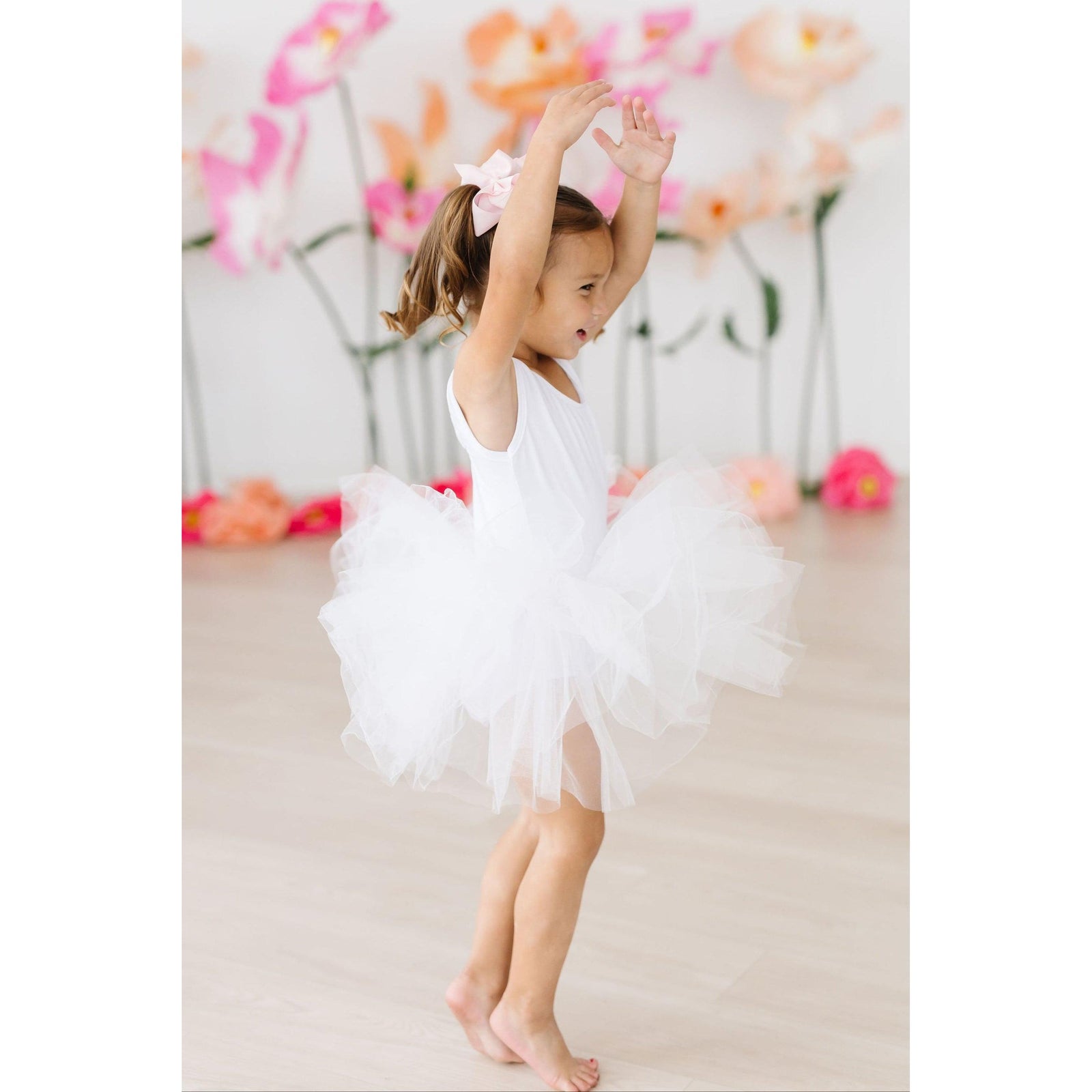 White Tank Tutu Leotard