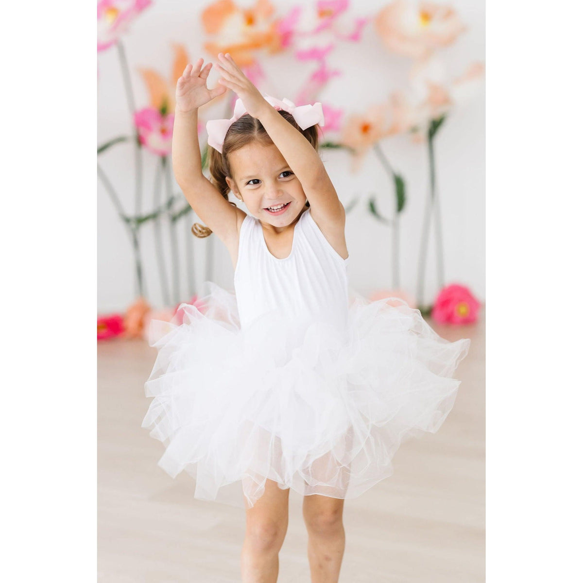 White Tank Tutu Leotard