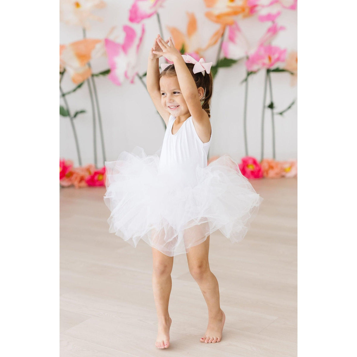 White Tank Tutu Leotard
