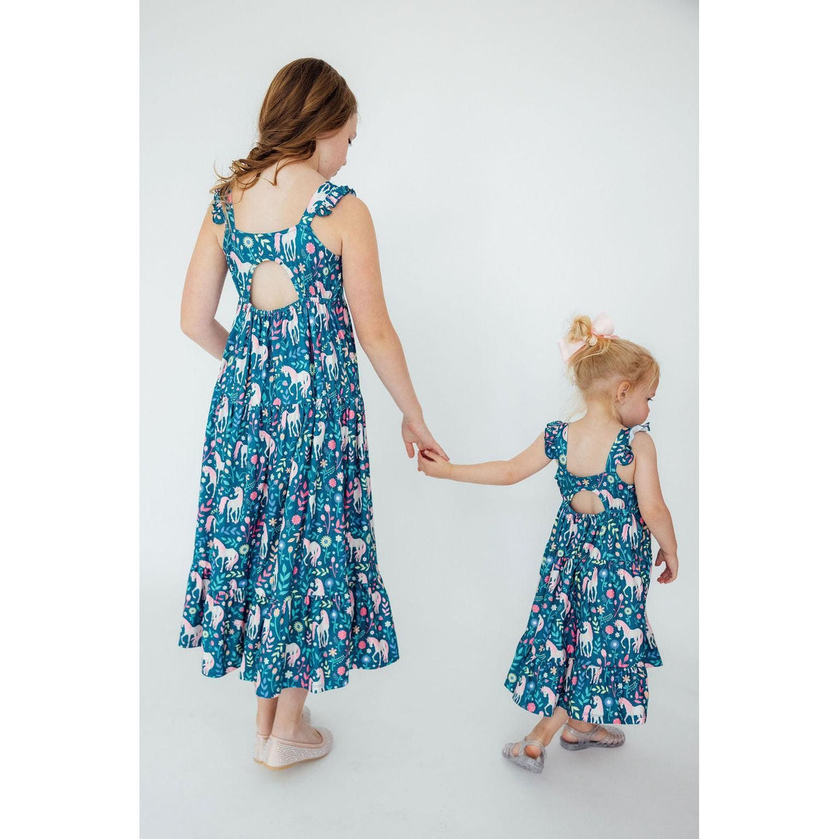 Wish Upon a Unicorn Ruffle Maxi Dress