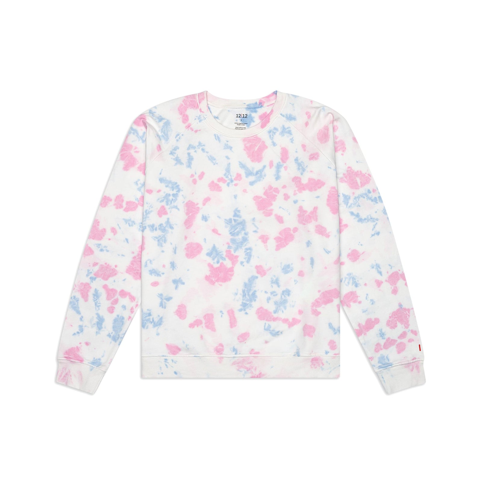 Women's Organic Pullover Sweatshirt [Pastel Marble]