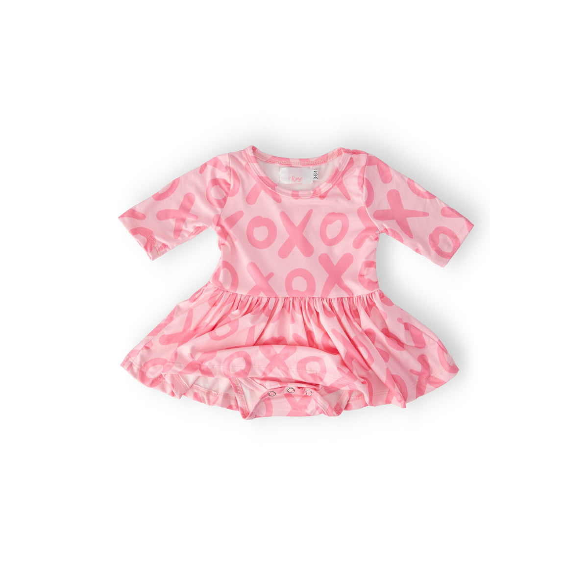 XOXO 3/4 Sleeve Twirl Bodysuit
