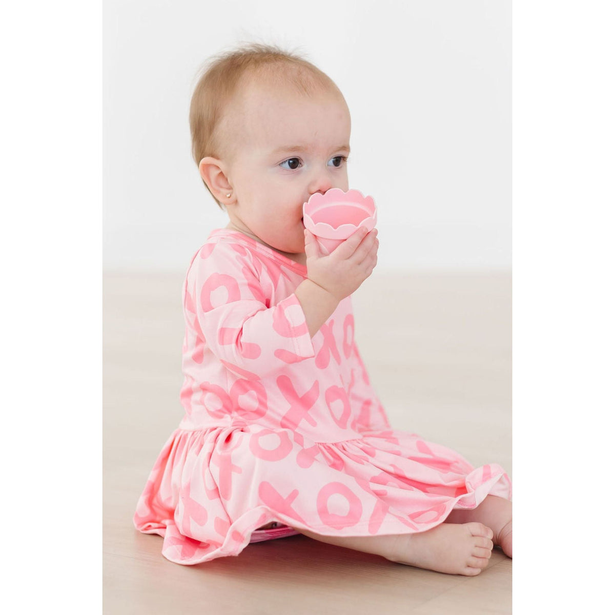 XOXO 3/4 Sleeve Twirl Bodysuit