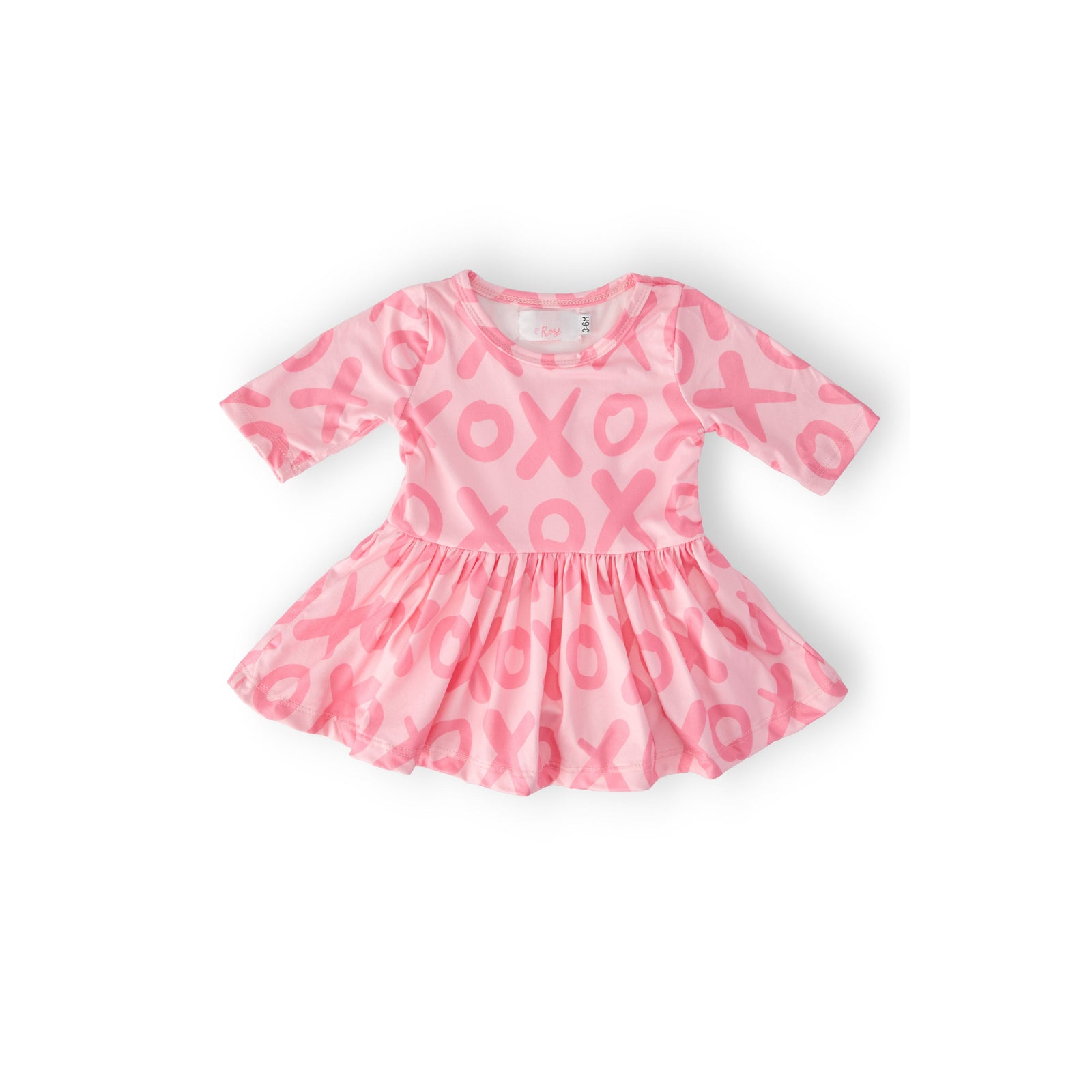 XOXO 3/4 Sleeve Twirl Bodysuit