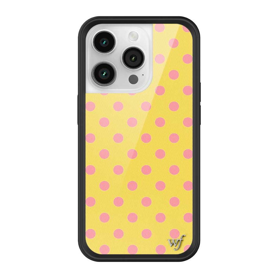 Polka Dot | Yellow and Pink iPhone Case