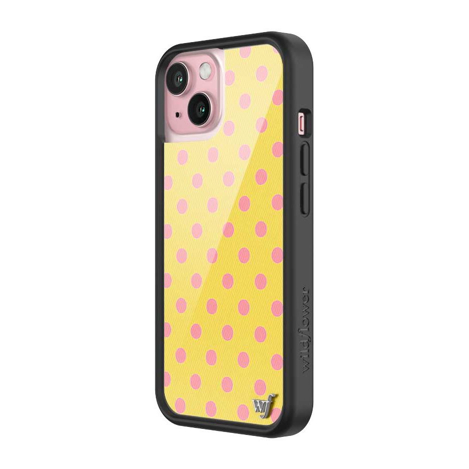 Polka Dot | Yellow and Pink iPhone Case