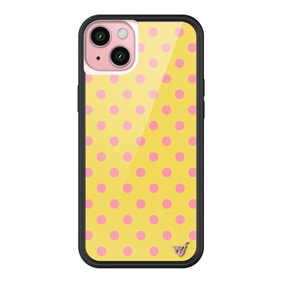 Polka Dot | Yellow and Pink iPhone Case