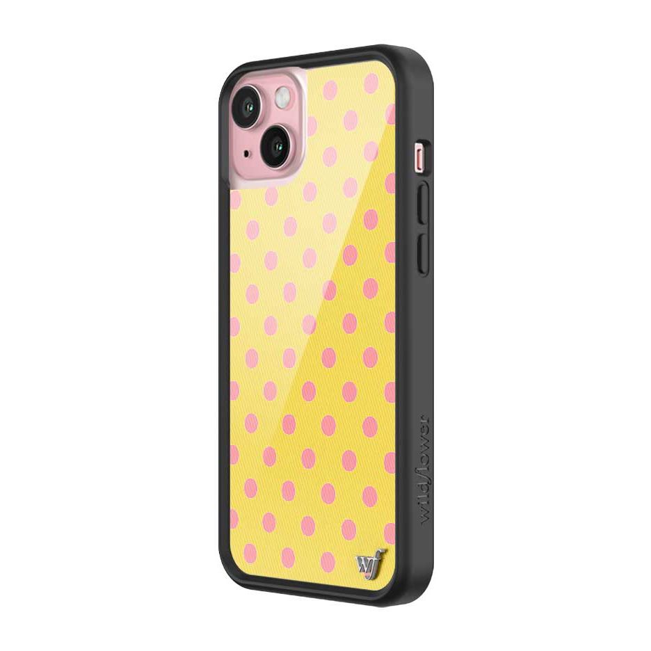 Polka Dot | Yellow and Pink iPhone Case