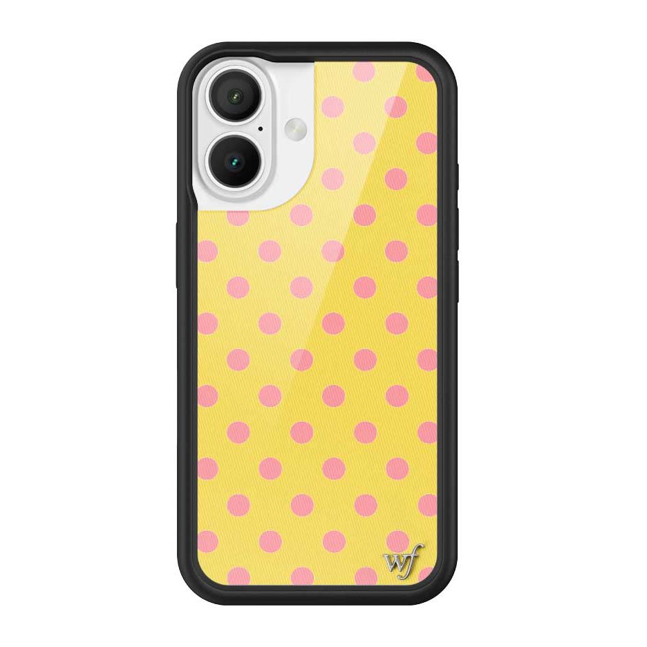 Polka Dot | Yellow and Pink iPhone Case