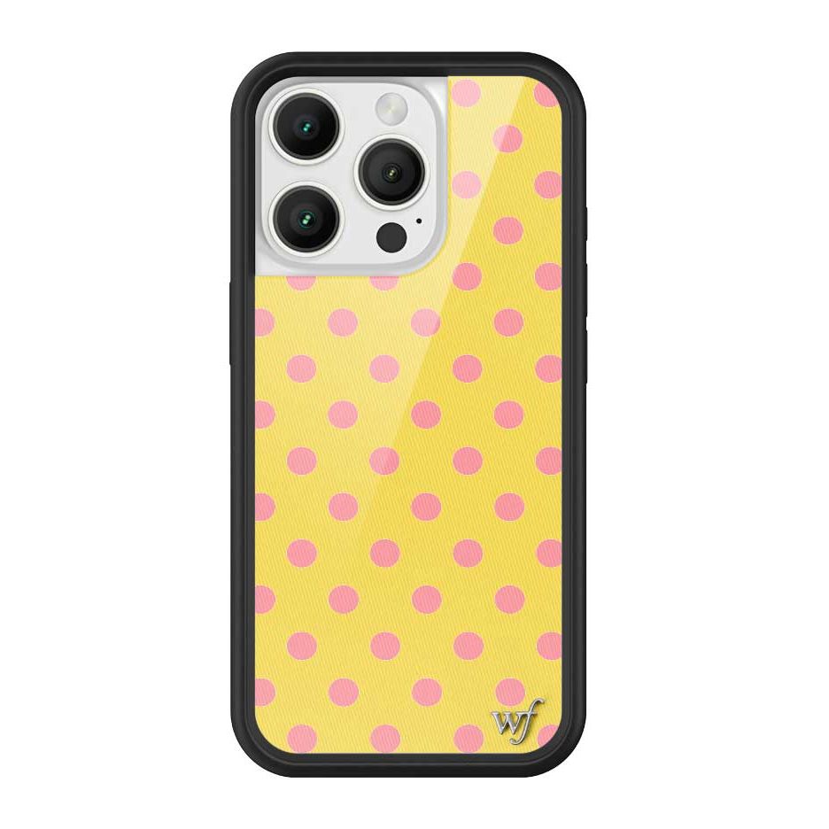 Polka Dot | Yellow and Pink iPhone Case