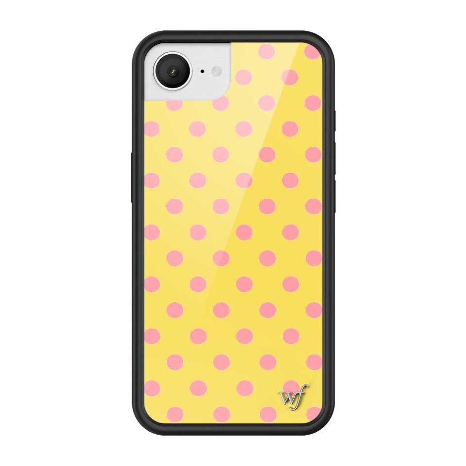 Polka Dot | Yellow and Pink iPhone Case