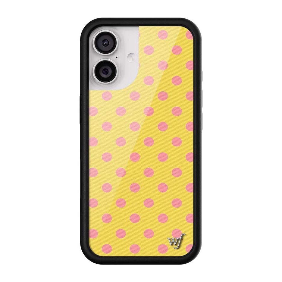 Polka Dot | Yellow and Pink iPhone Case
