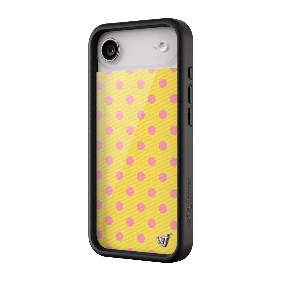 Polka Dot | Yellow and Pink iPhone Case