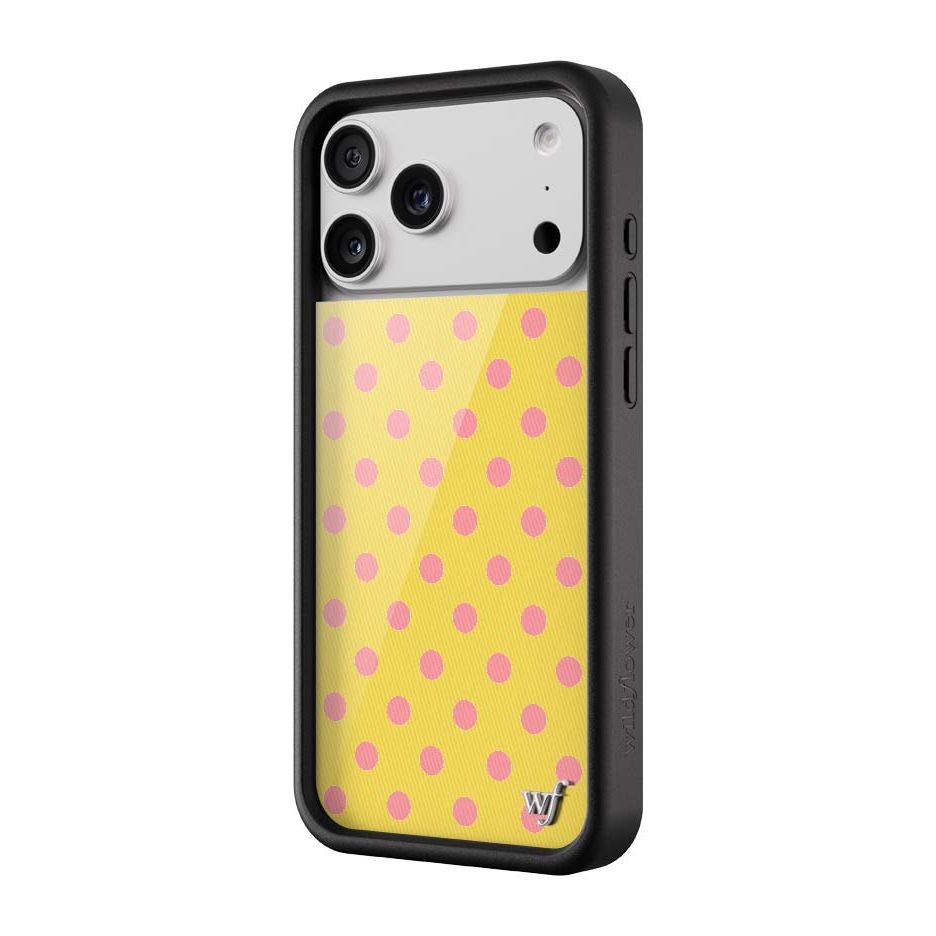 Polka Dot | Yellow and Pink iPhone Case